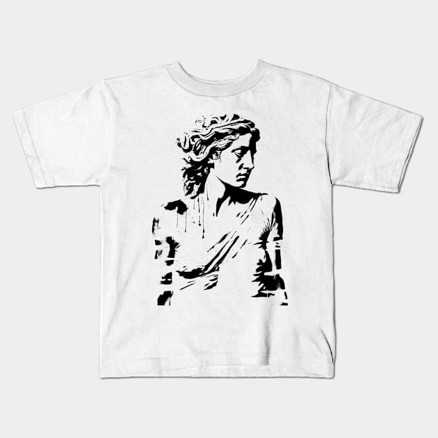 Godess Demeter Greek Mythology Kids T-Shirt by Ravenglow